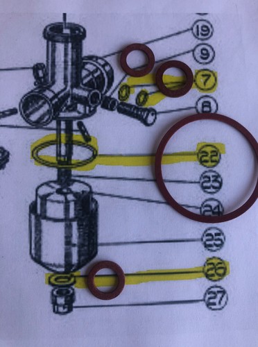 Villiers carburetor gaskets - ,